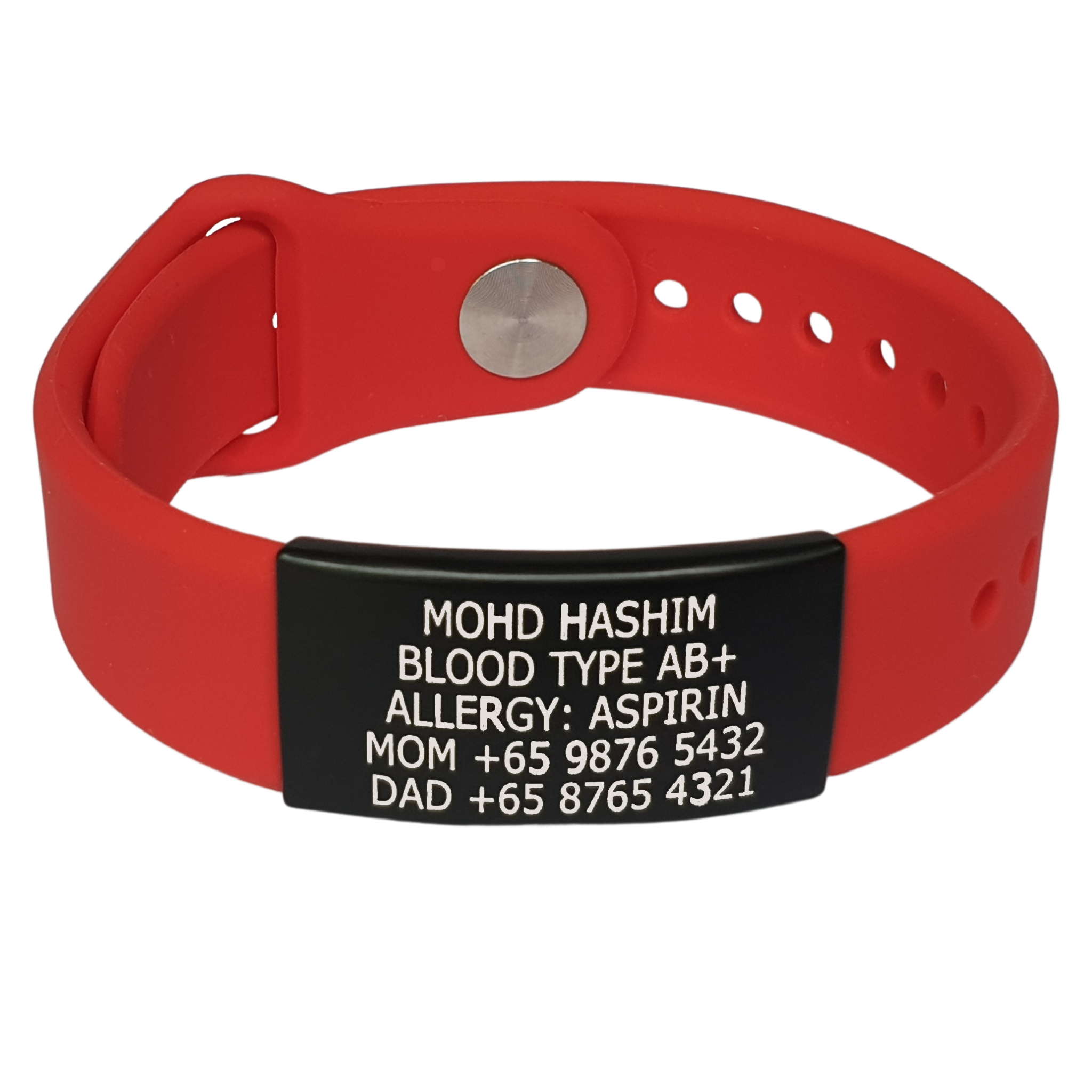 Blood type wristband online