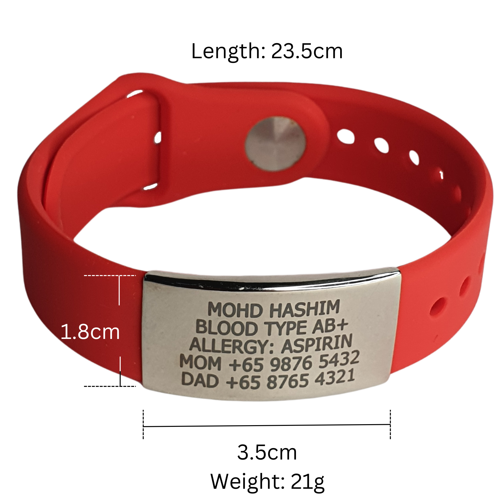 Medical wristband 2025