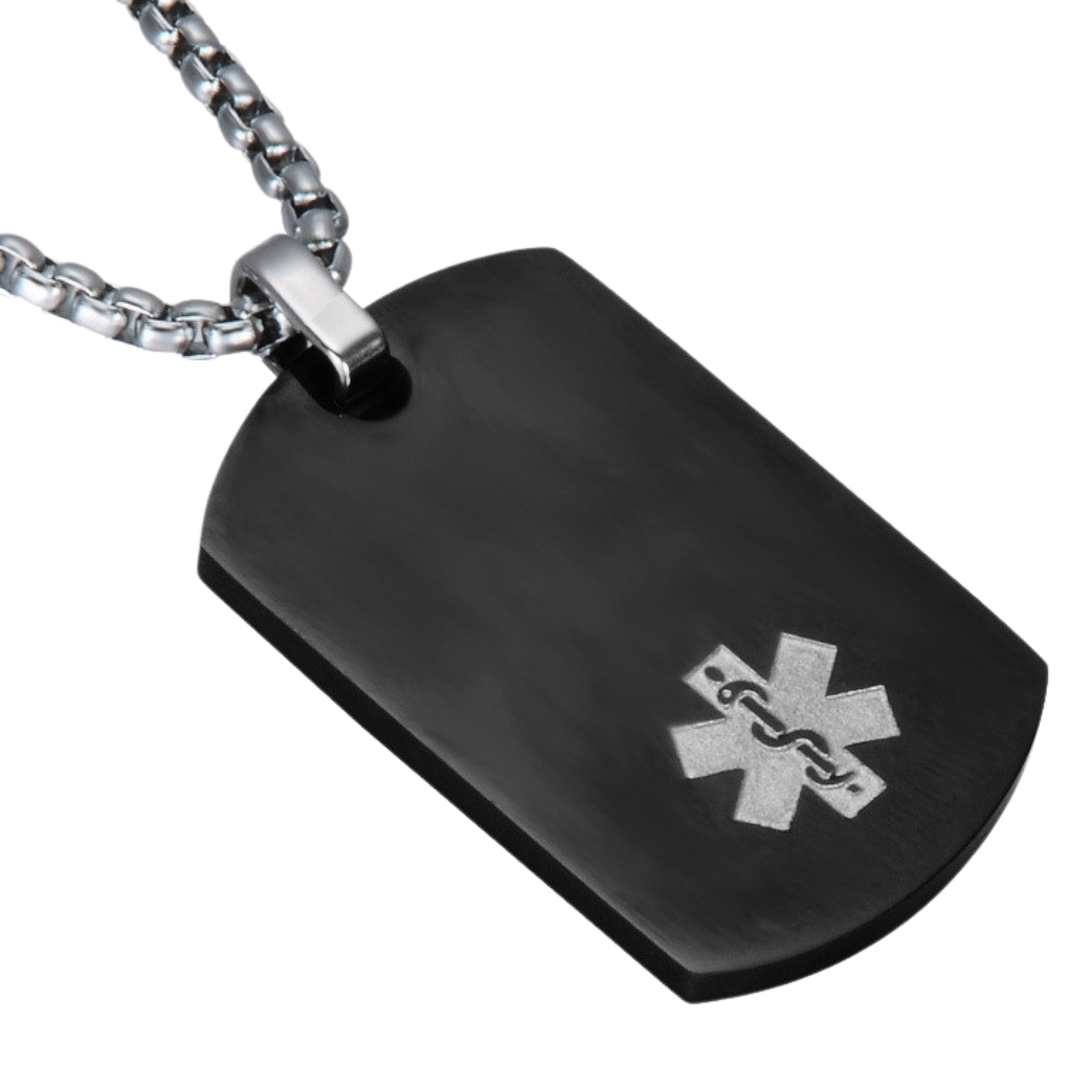 Medical id deals necklace mens