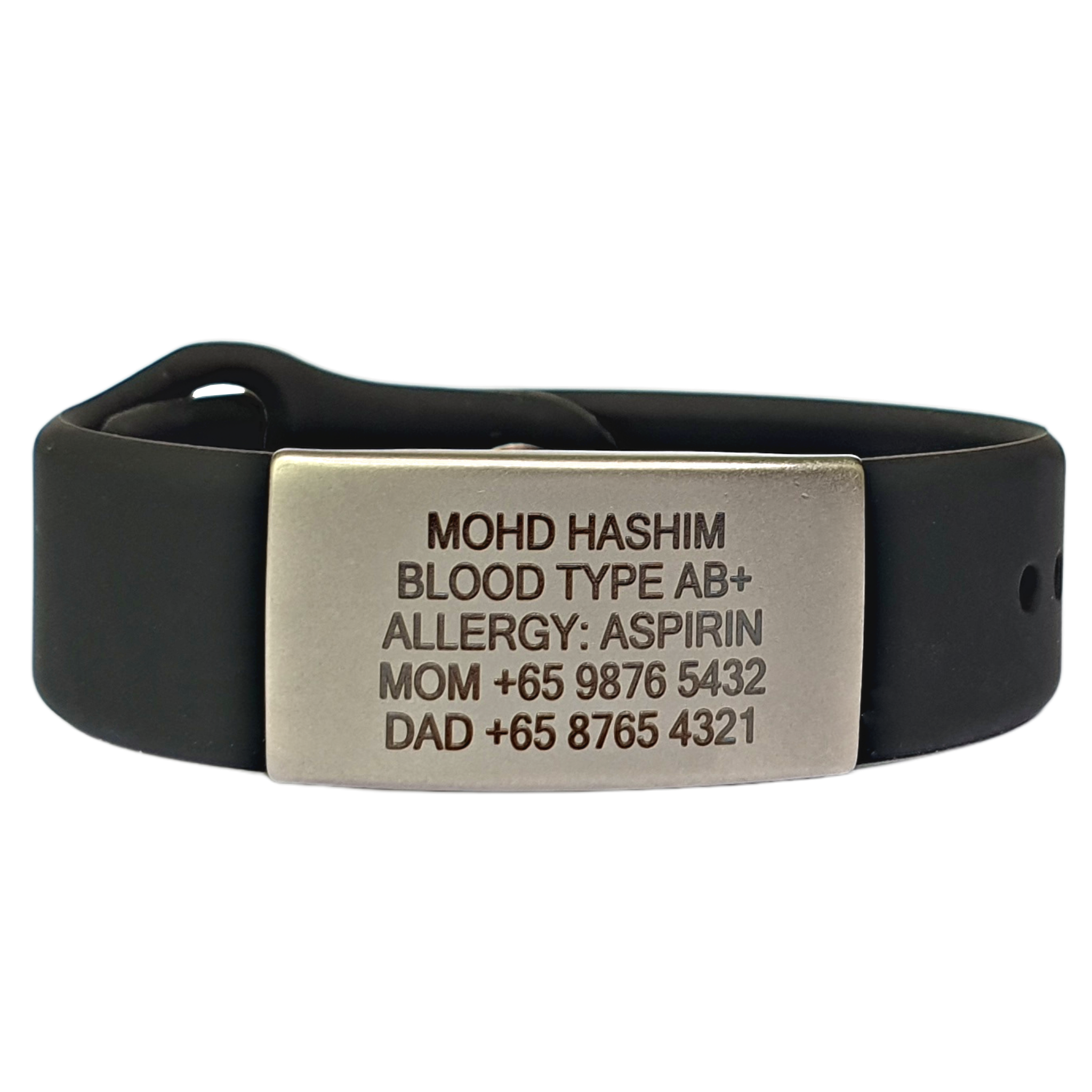 Medical sales identity bracelet