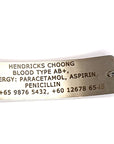 Health ID Bracelet- Steel