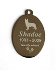 Oval Pet Tag