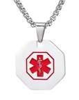 Health ID Pendant (Octagon)