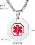 Health ID Pendant (Octagon)