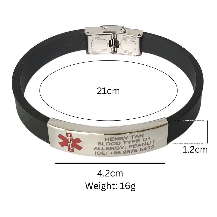 Medic alert hot sale bracelet tabc